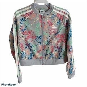 Adidas Originals Big Kids Cropped Track Jacket Small